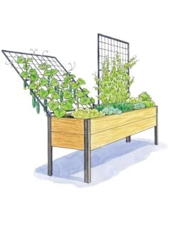 Space-Maker Pivoting Trellis, 8' 9 Space-Maker Pivoting Trellis, 8' -Gardening Supplies 8590367 SMTrellis 8ft tif