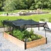 Shade Kit, 4' X 8' -Gardening Supplies 8598156 0697 garden or sandbox shade kit 4 ft by 8 ft tif
