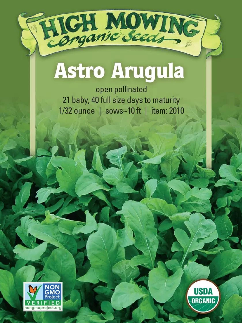 Astro Arugula Organic Seeds 2 Astro Arugula Organic Seeds