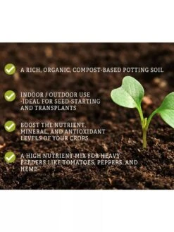 Vermont Compost Company Fort Vee™ Potting Mix, 20 Quarts -Gardening Supplies 8599281 3