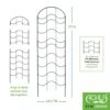Achla Designs Waves Trellis Extension Piece -Gardening Supplies 8599492 01V tif
