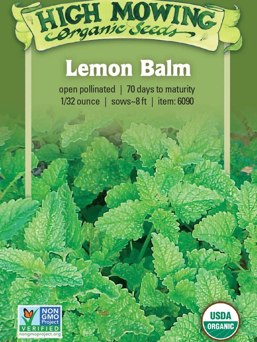 Lemon Balm Organic Seeds 4 Lemon Balm Organic Seeds - Image 3