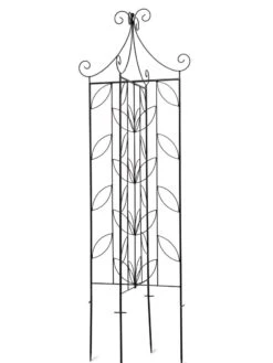 4 Sided Leaf Obelisk, 72" 7 4 Sided Leaf Obelisk, 72" -Gardening Supplies 8611658 3774 tif