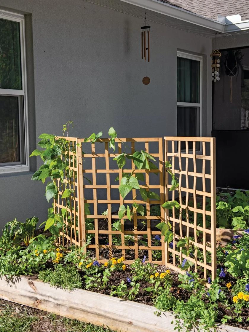 Bamboo Zig-Zag Trellis 24" X 36" 4 Bamboo Zig-Zag Trellis 24" X 36" - Image 2