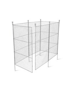 Tall Chicken Wire Critter Fence With Gate -Gardening Supplies 8613260 6052