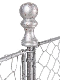 Tall Chicken Wire Critter Fence With Gate -Gardening Supplies 8613260 6057