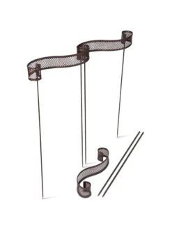 Scroll Linking Stakes, Set Of 3 14 Scroll Linking Stakes, Set Of 3 -Gardening Supplies 8613321 5901
