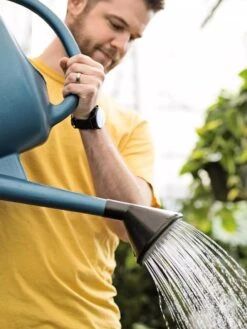 French Blue Watering Can -Gardening Supplies ChrisAhrensSquare 0118 tif